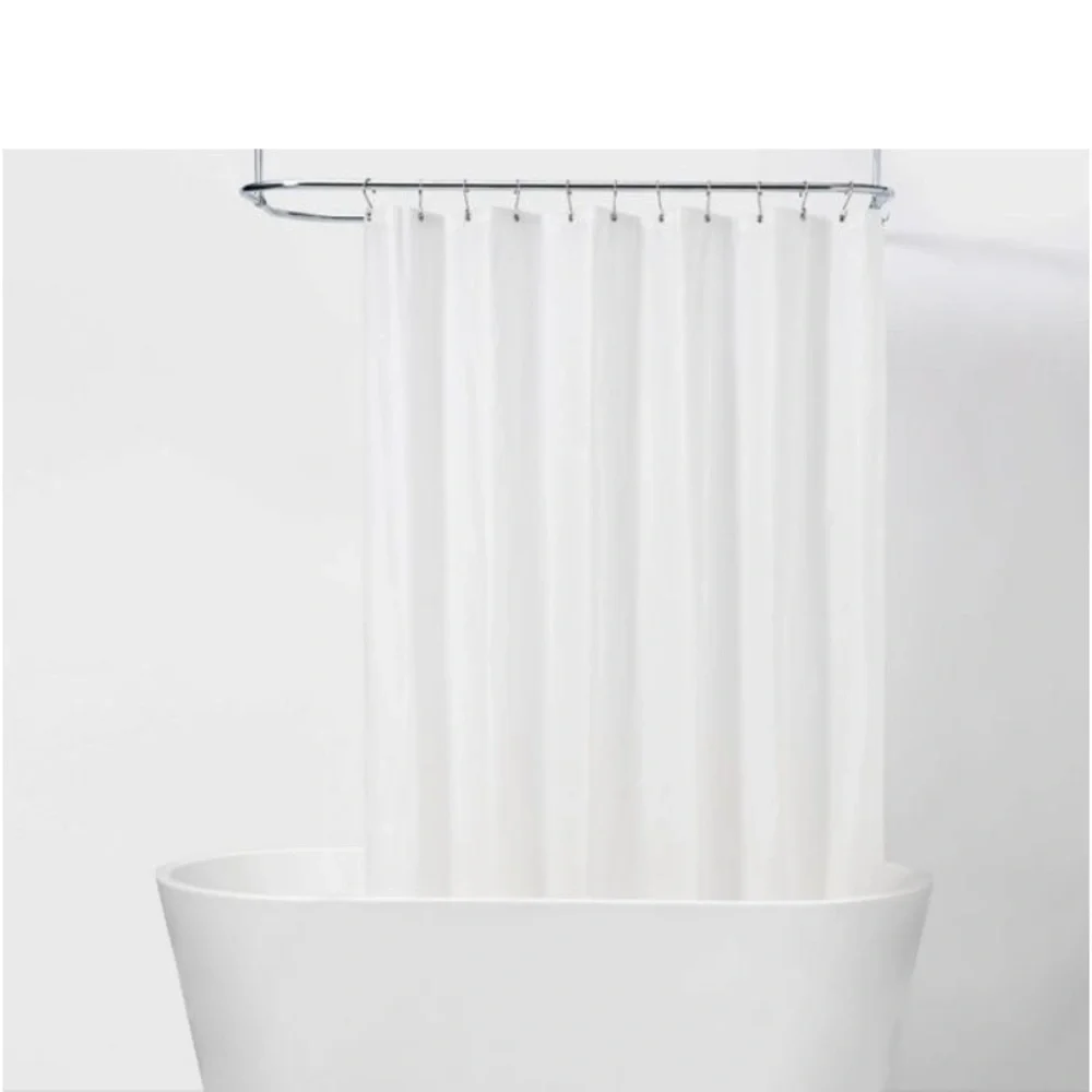 Made By Design 2-Pack PEVA Medium Weight Shower Liner Frosted
